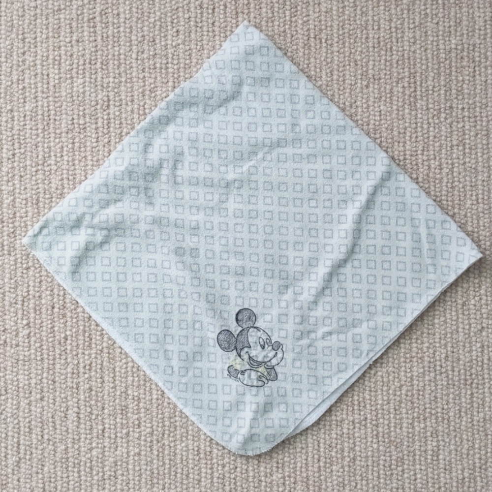 Mickey Mouse Burp Cloth/Receiving Blanket